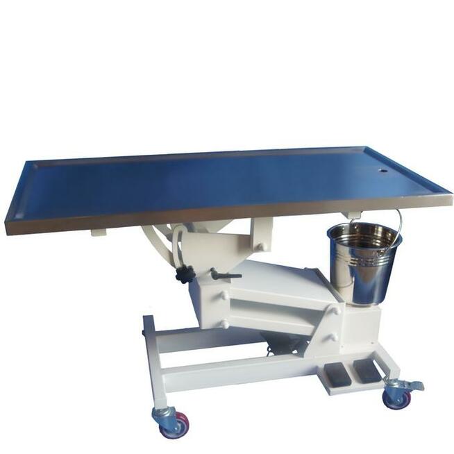 Stół z elektrycznie regulowanym blatem weterynaryjny