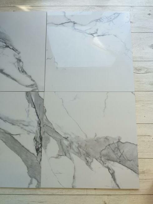 Płytki łazienkowe marmur biały Collonata 60x60