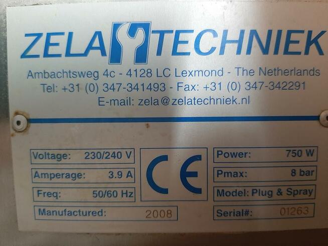 Urządzenie do natrysku oleju za 3900 zł netto-d