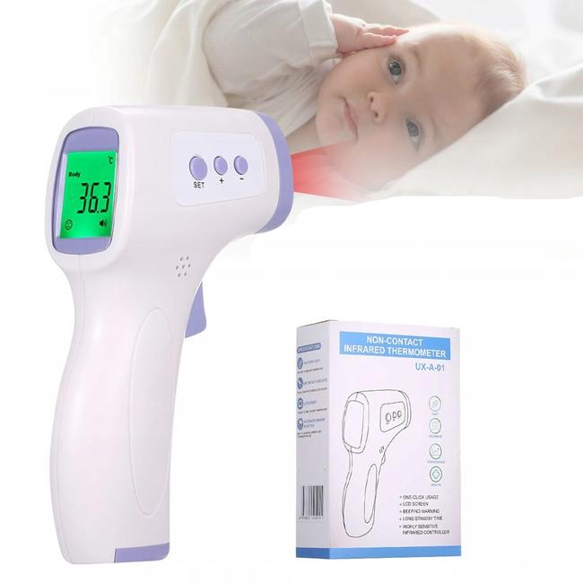 TERMOMETR ELEKTRONICZNY 4W1 PODCZERWIEŃ DLA DZIECI