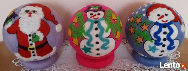 BOMBKI nietłukące się, idealne dekoracje na święta - 20 cm