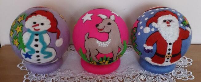 BOMBKI nietłukące się, idealne dekoracje na święta - 20 cm