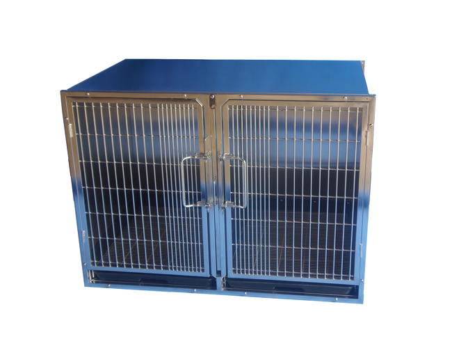 Klatka weterynaryjna stal nierdzewna 304 roz L