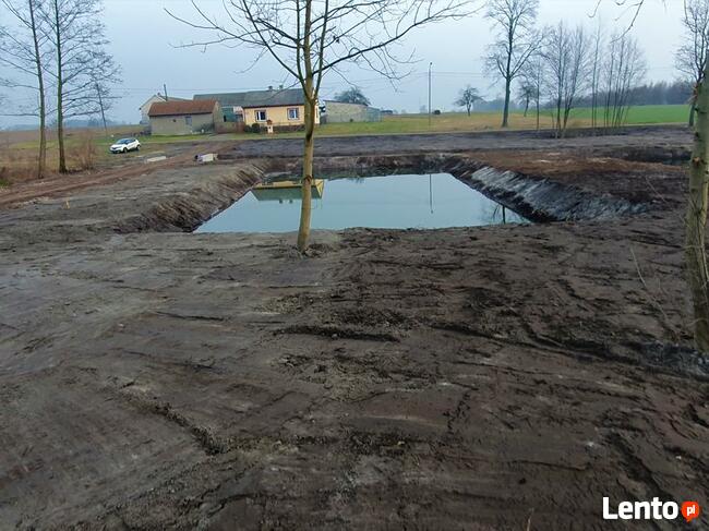 Usługi - Koparko-Ładowarka / Koparka obrotowa kołowa / Wykop