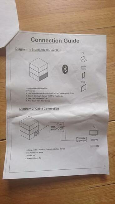 Szafka ze wzmacniaczem, stolik