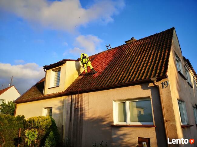MYCIE DACHÓW I ELEWACJI CZYSZCZENIE RYNIEN