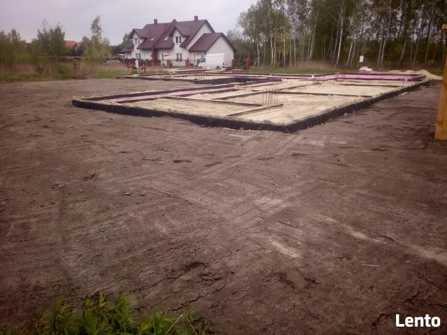 Prace, Roboty ziemne, koparko-ładowarka, koparka, wykopy