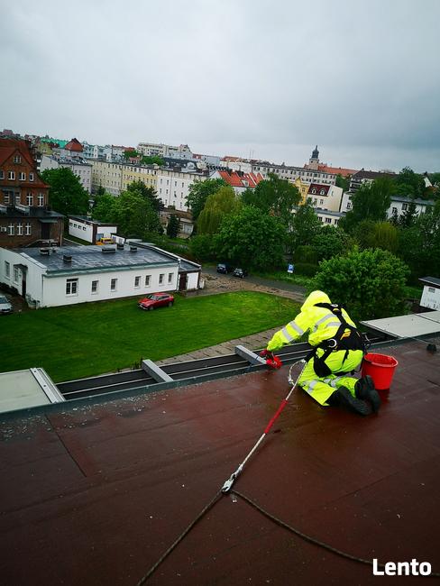 MYCIE DACHÓW I ELEWACJI CZYSZCZENIE RYNIEN