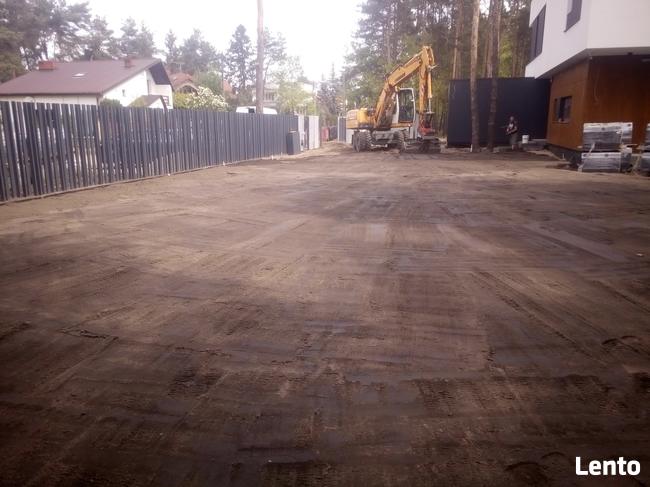 Prace, Roboty ziemne, Wykopy, Koparko-ładowarka, Koparka