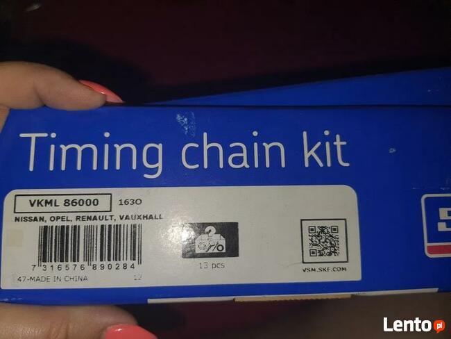 Łańcuch rozrządu SKF VKML 86000 Zestaw