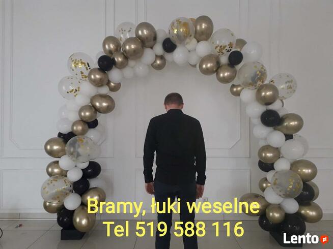 Balony led z helem balony ledowe z helem brama z balonów