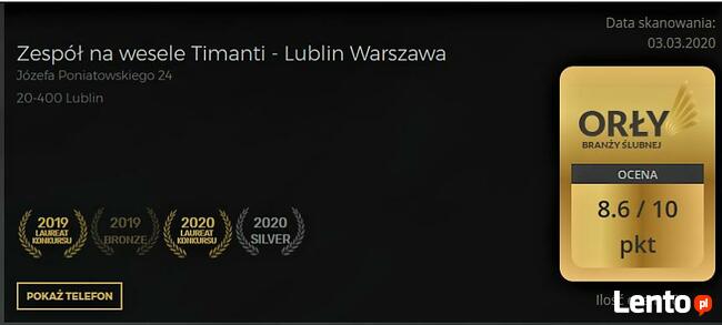 Zespół muzyczny TIMANTI - Pierwszy taniec w chmurach !!!