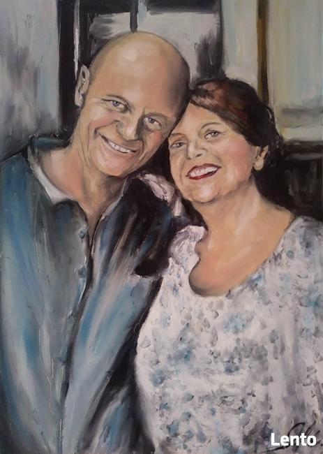 Ręcznie malowane portrety na zamówienie