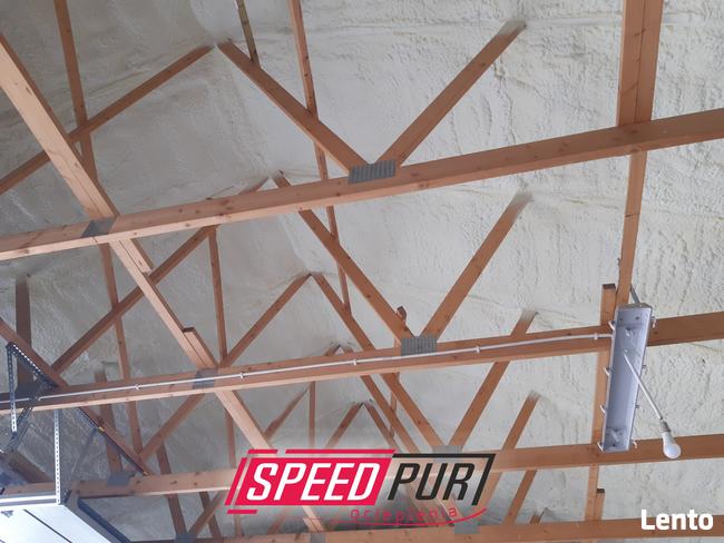 Izolacje Ocieplanie Piana Pur Strop Wiązary Rzepin Poddasze