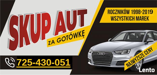 SKUP AUT tel-725-430-051-PŁACĘ NAJWIĘCEJ ! ZA KAŻDE AUTO !