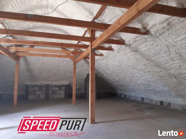 Izolacje Ocieplanie Piana Pur Strop Wiązary Rzepin Poddasze