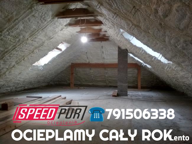 Ocieplanie Poddaszy Piana Pur Dach Strop Wiązary Sulęcin