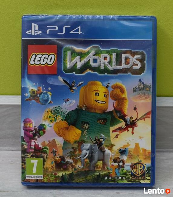 Nowa zafoliowana gra na PS4 LEGO Worlds, wersja angielska