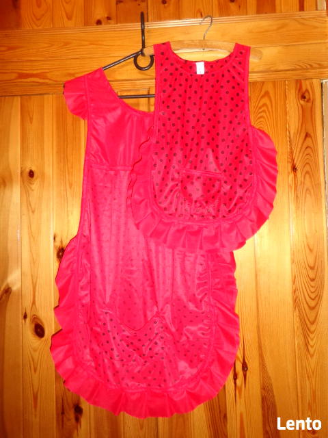 fartuszki do domu blizniaki dla córki i mamy różowy