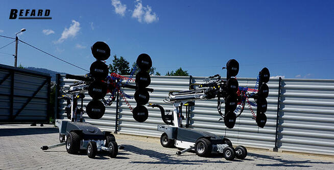 Robot do transportu ciężkich szyb i blach BEFARD XC 800