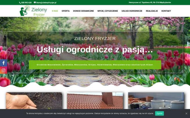 Strona internetowa -Tworzenie stron www DLA FIRM +host +dome