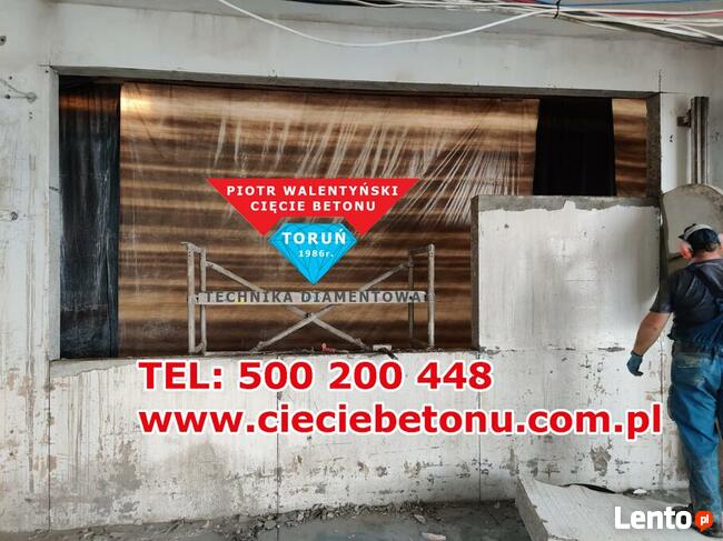 Cięcie i Wiercenie w Betonie Żelbecie tel 500200448