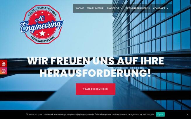 Strona internetowa -Tworzenie stron www DLA FIRM +host +dome