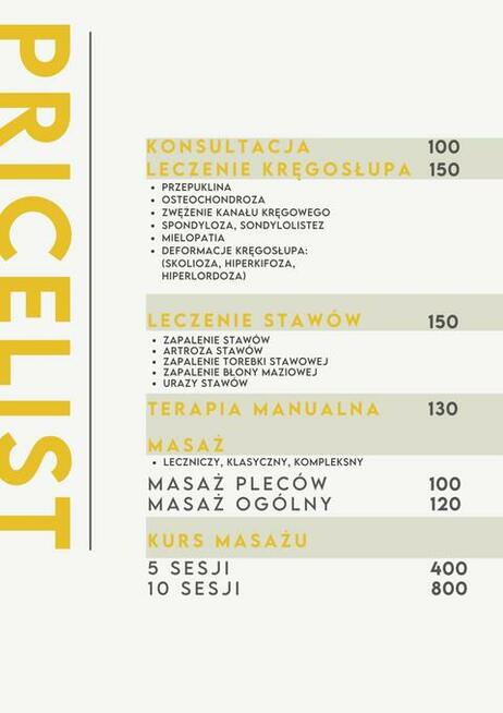 Masaże i leczenie chorób kręgosłupa:nowe centrum Myneuro