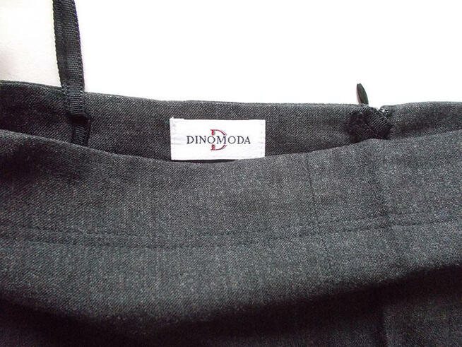 długa spódnica z wełny, grafitowa spódniczka maxi