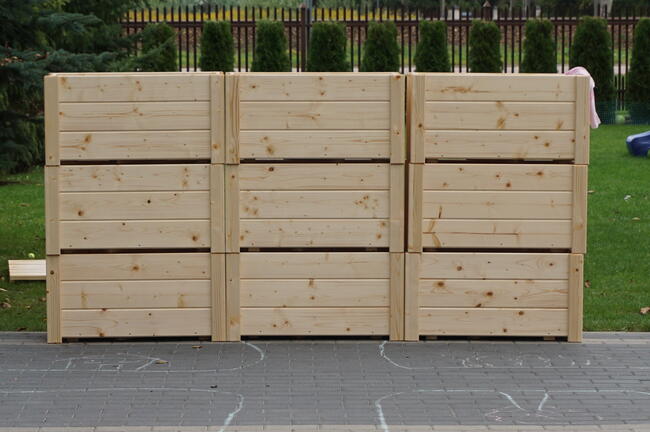 donice na taras, doniczki drewniane, donica ogrodowa