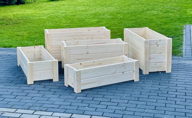 donice na taras, doniczki drewniane, donica ogrodowa