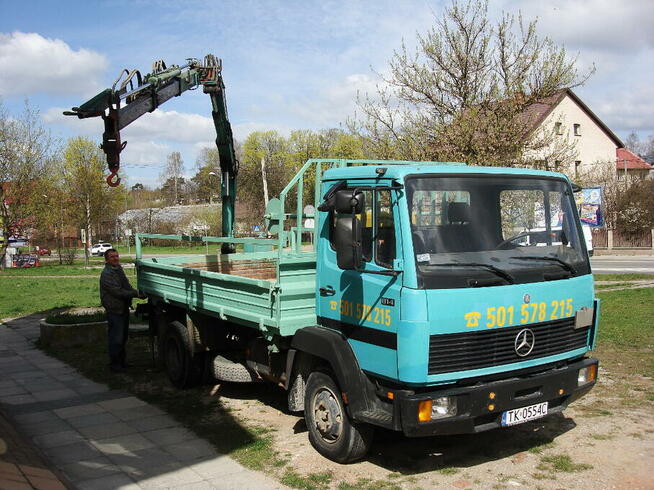 TRASPORT wywrotką 3 tonową z HDS :