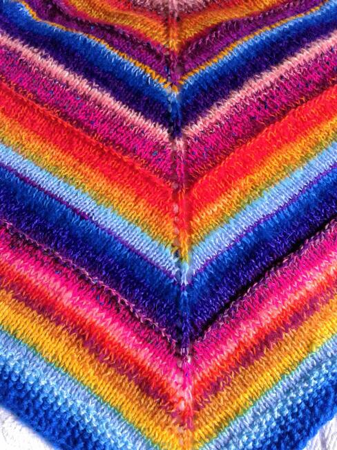 Chusta robiona na drutach- Mexico 4- na zamówienie