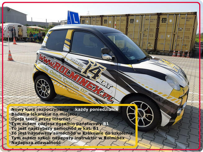 Kurs prawo jazdy nauka jazdy Kraków / Nowa Huta doszkalanie