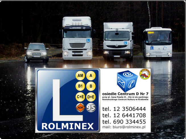 Kurs prawo jazdy nauka jazdy Kraków / Nowa Huta doszkalanie