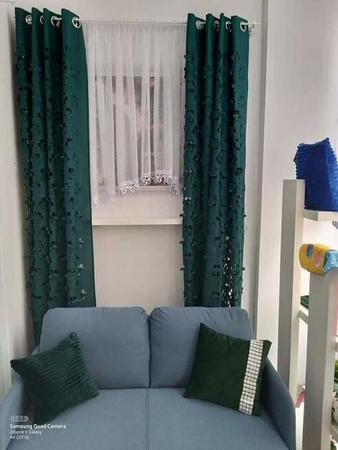 Zasłony laserowo wycinane kwiaty