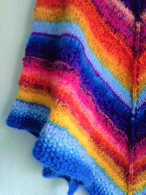 Chusta robiona na drutach- Mexico 4- na zamówienie