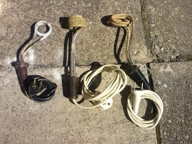 Grzałka elektryczna, nurkowa, 10 zł.