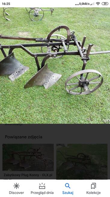 Starocie pług konny kopacza brony itp.......szukam