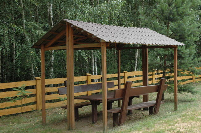 Wiosna Lato Jesień Zima, całoroczny drewniany Dom