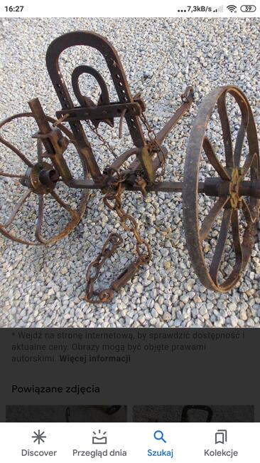 Starocie pług konny kopacza brony itp.......szukam