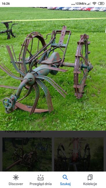 Starocie pług konny kopacza brony itp.......szukam