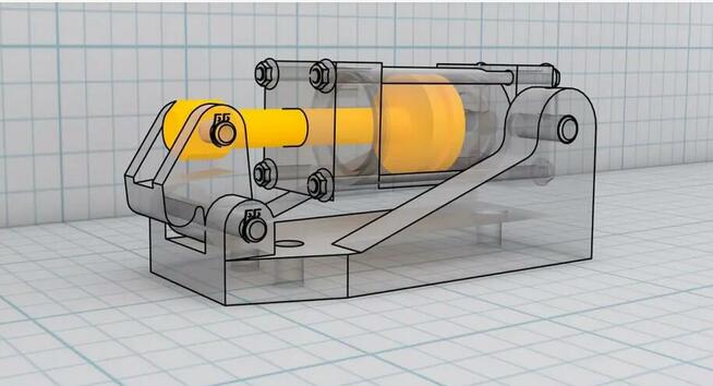 TANIO! Podnośnik śrubowy, przekładnia zębata, 3D CAD