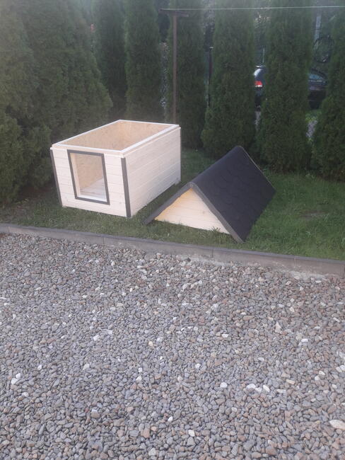 Buda Dla Psa Owczarka Solidna Ocieplona Transport