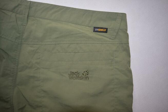 Szorty sportowe Desert Valley Zielony Regular Fit Jack Wolfs