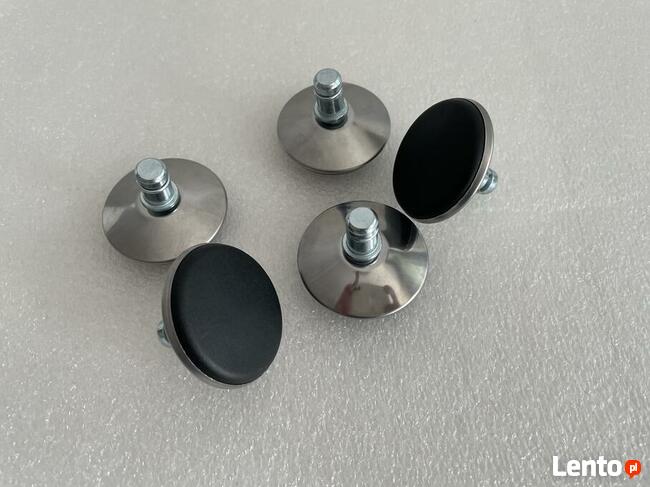 Stopki do fotela krzesła fi 11mm kpl. Stopka Chrom