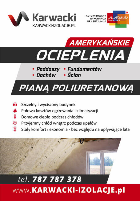 Ocieplanie piana. Amerykańskie izolacje natryskowe pianka