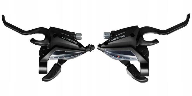 SHIMANO klamkomanetki ST- EF500 3x8 komplet BLACK