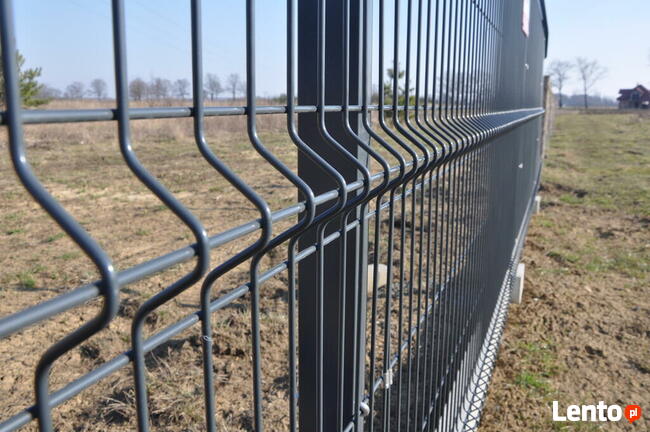 ogrodzenie panelowe panele panel ogrodzenia grafit czarny