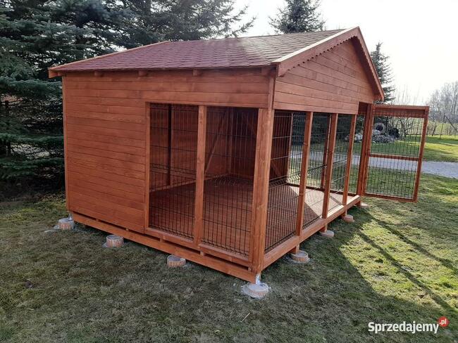 Kojec dla psa drewniany